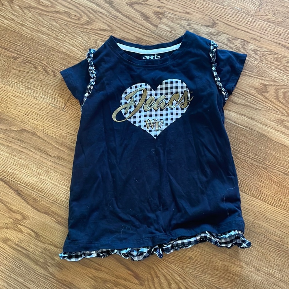Girls 5t Wake Forest University shirt